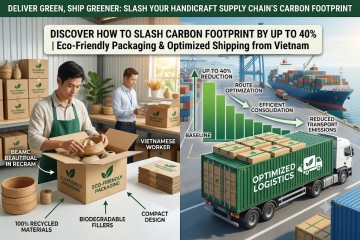 Deliver Green, Ship Greener: How to Slash Your Handicraft Carbon Footprint of Supply Chain  by Up to 40%